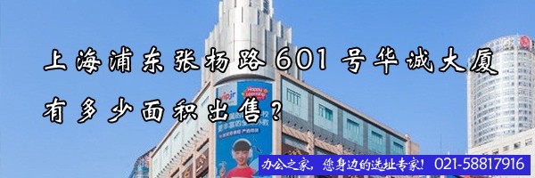 上海浦東張楊路601號(hào)華誠大廈有多少面積出售？